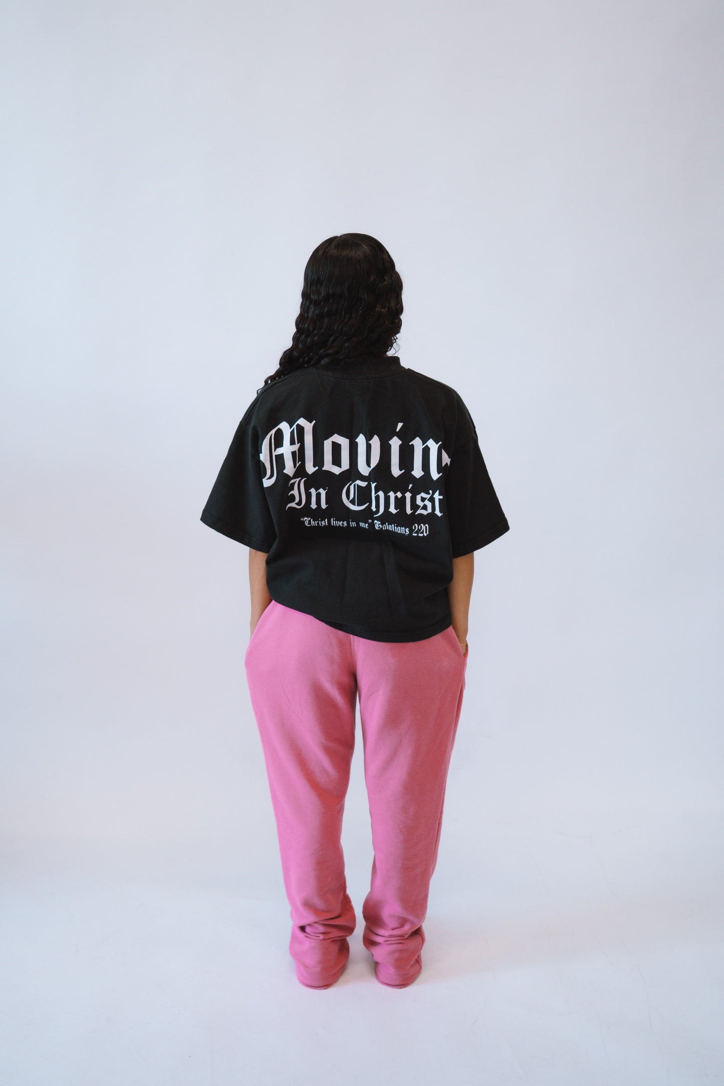 "MOVINGINCHRIST" Sweats - PINK