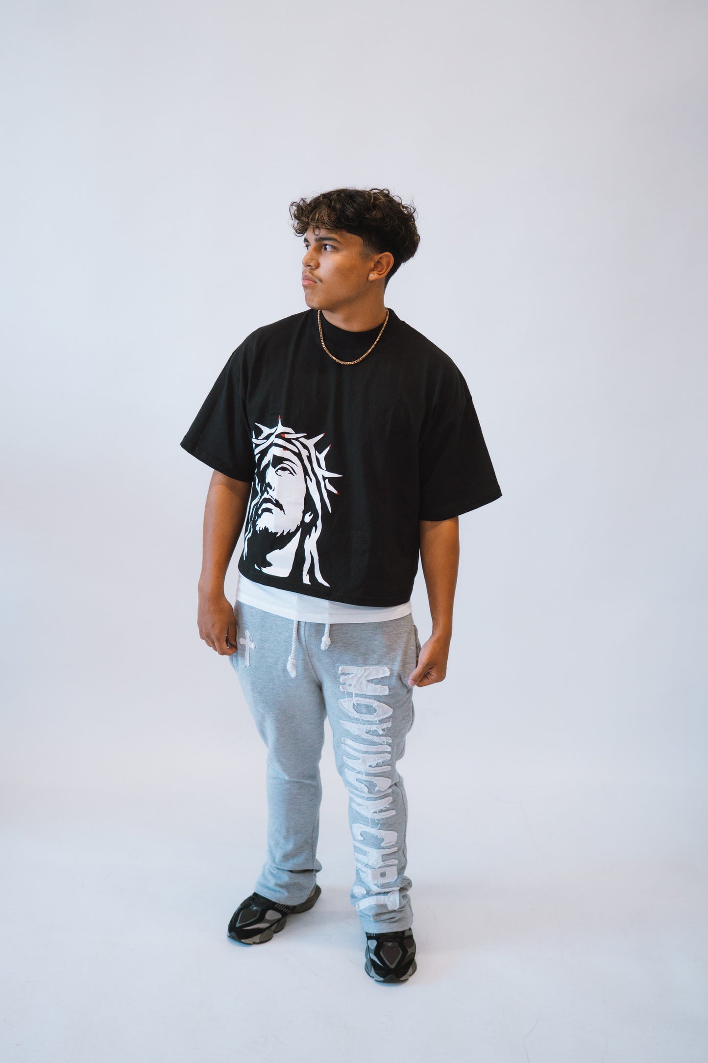 "MOVINGINCHRIST" Sweats - GRAY
