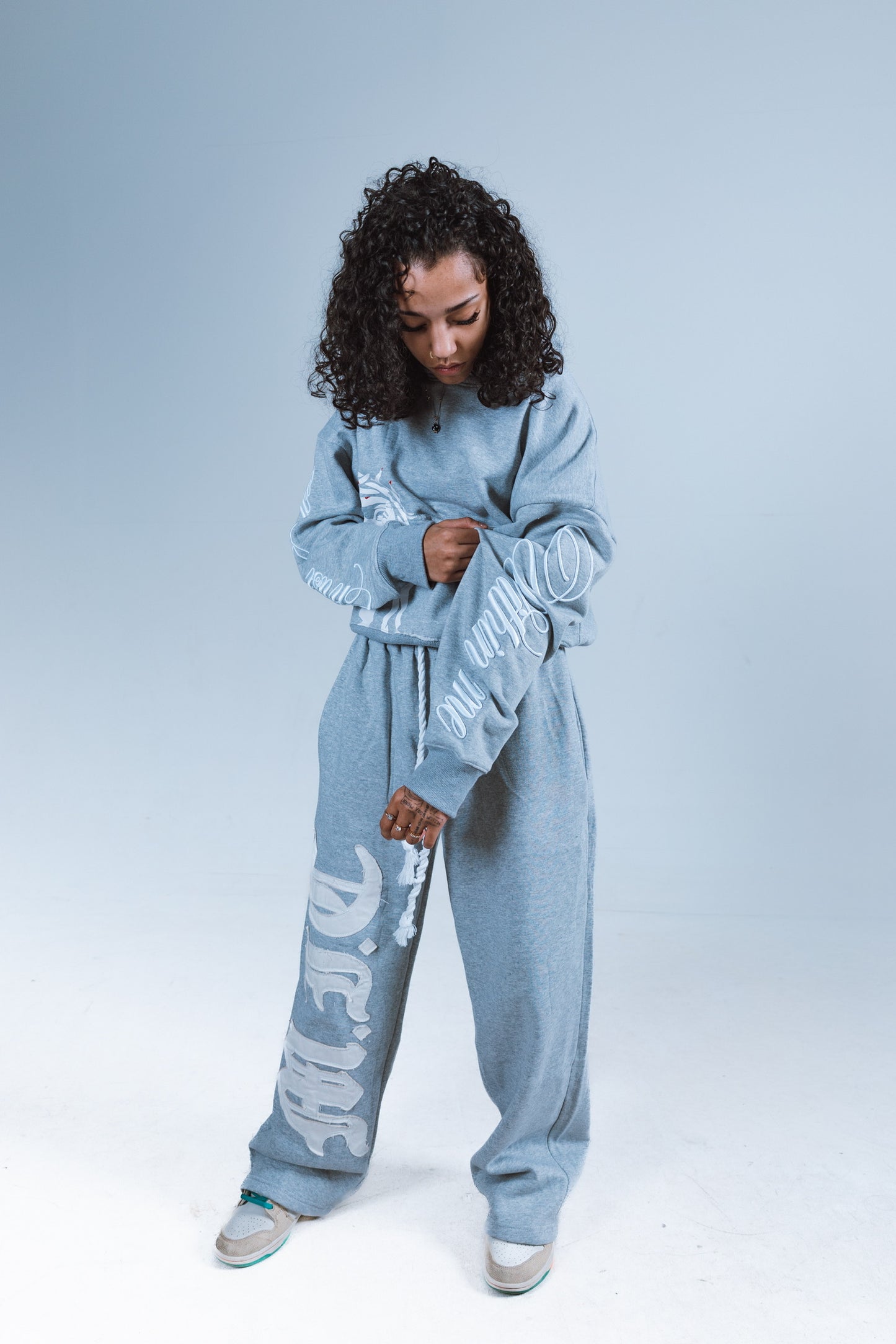 "MOVING IN CHRIST" Sweats - GRAY