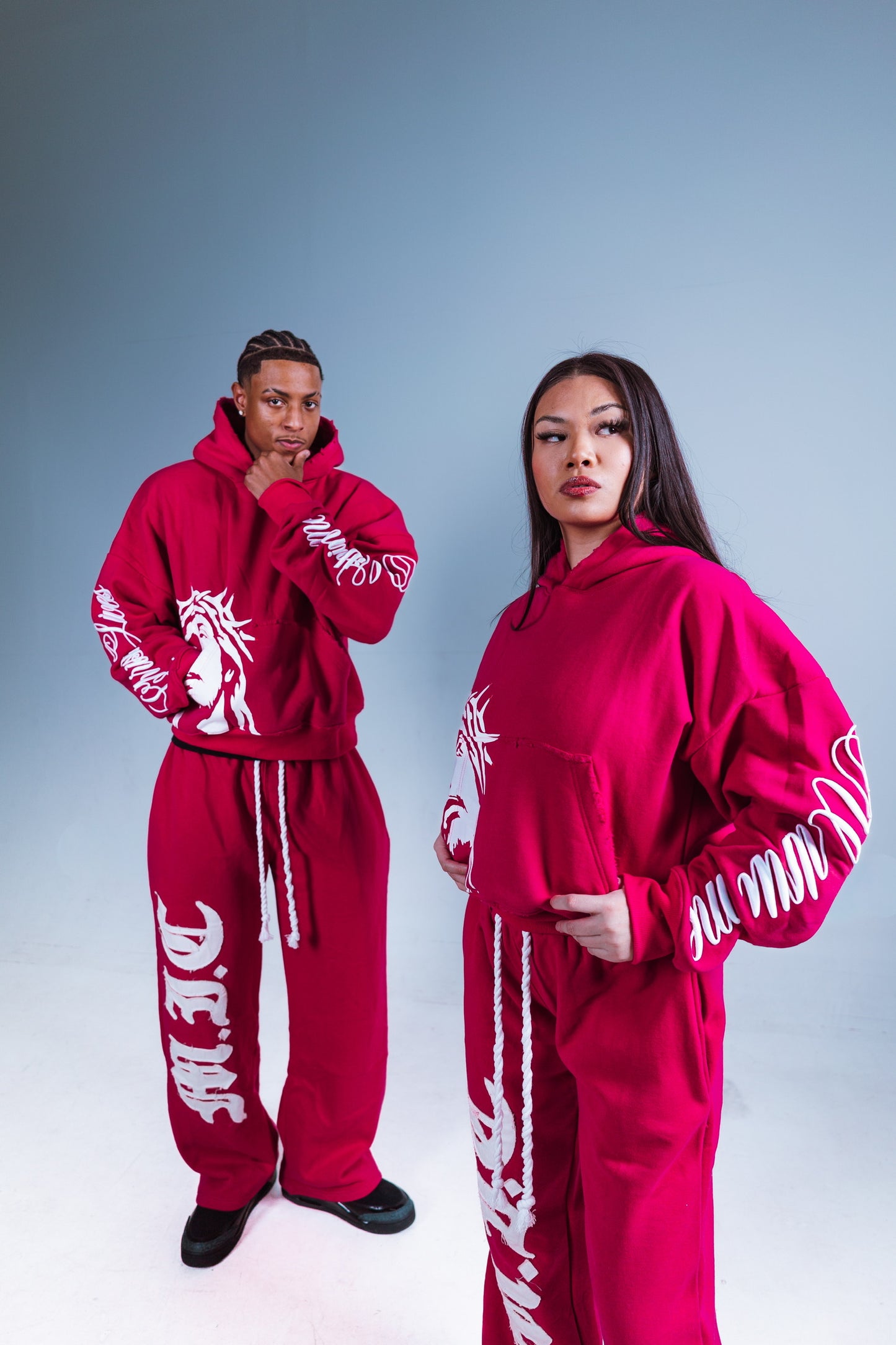 "MOVING IN CHRIST" Sweats - PINK