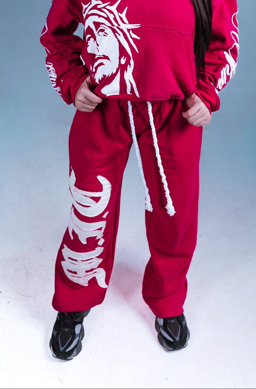 "MOVING IN CHRIST" Sweats - PINK